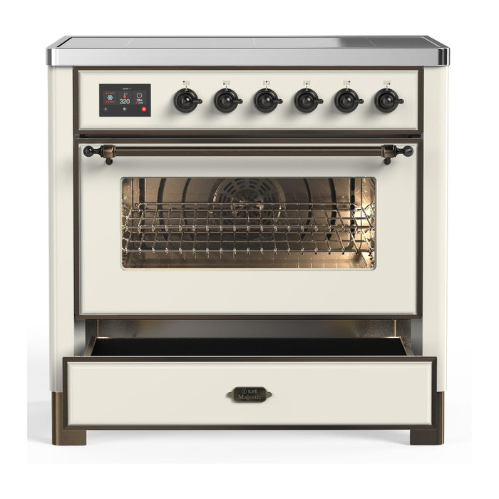 ILVE 36"Majestic III Induction Range, UMIB36NR3 — UMIB36NR3AWB