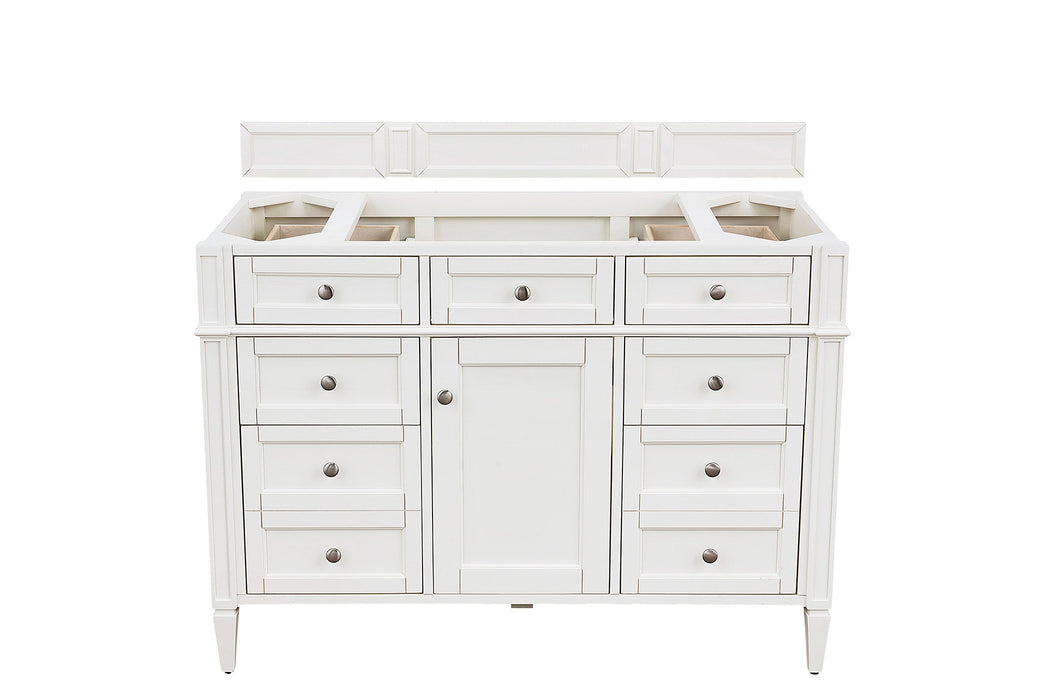 James Martin Brittany 48" Single Bathroom Vanity, Bright White