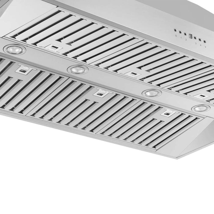 Forno Coppito 48-Inch 600 CFM Island Range Hood FRHIS5129-48 Forno