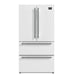 Forno 2-Piece White Kitchen Bundle - 30" Electric Range, 36" Bottom Freezer Refrigerator - View 40