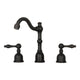 Two-Handle Oil Rubbed Bronze Widespread Bathroom Sink Faucet — AK41518-ORB