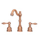 Two-Handle Copper Widespread Bathroom Sink Faucet — AK41518-C-48