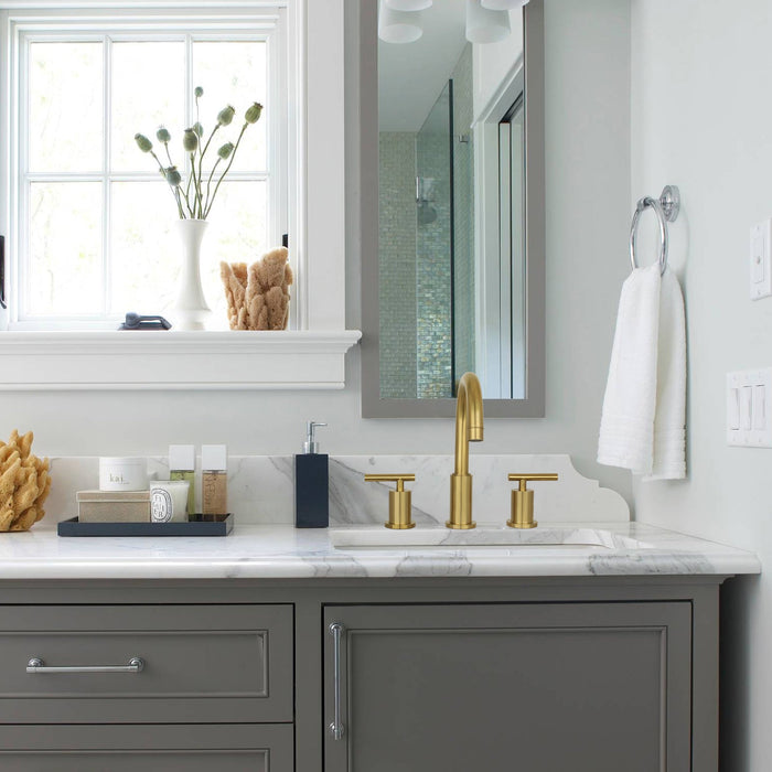 Two-Handle Copper Widespread Bathroom Sink Faucet - AK41566BTG