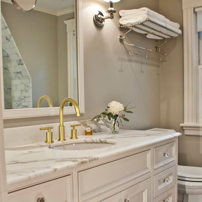 Two-Handle Copper Widespread Bathroom Sink Faucet - AK41566BTG