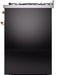 ILVE Nostalgie II 30" Dual Fuel Natural Gas Range, Glossy Black, Copper Trim ILVE UP30NMPBKP ILVE