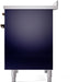 ILVE Nostalgie II 40" Electric Range, Blue, Bronze Trim  UPDI406NMPMBB ILVE