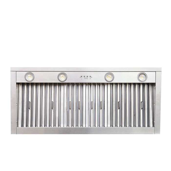 42" Range Hood Insert + 1150CFM Internal Motor