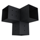 Pergola 3-Arm Post Bracket (for 4x4 Wood Posts)