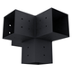 Pergola 4-Arm Post Bracket (for 4x4 Wood Posts)