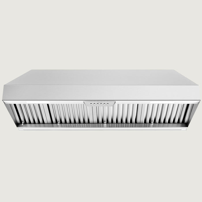 Nauxus 48 Inch Range Hood Insert, 1200 CFM High Power Kitchen Vent with 4 Speeds Ultra-Quiet Operation, Dimmable LED Lighting Dishwasher Safe Filtration System , NX-19IS-48