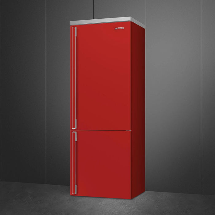SMEG 28" Freestanding Bottom Mount Refrigerator, FA490URR
