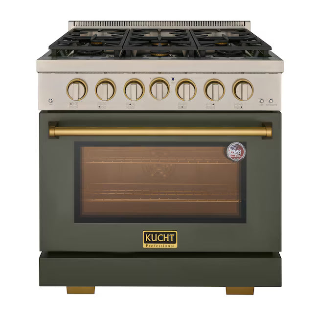 KUCHT 36" Natural Gas Range, KFX3600X-70AG