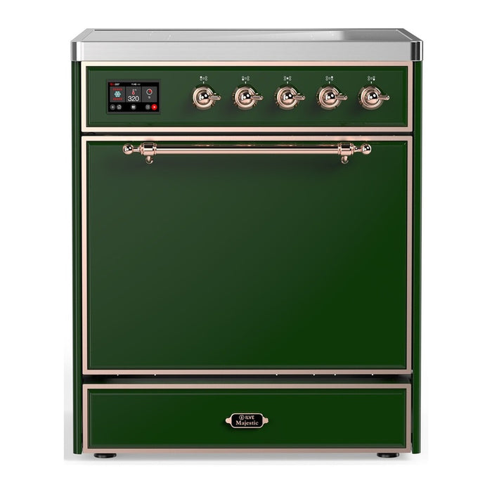 ILVE 30"Majestic III Induction Range, UMIB30QNR3 — UMIB30QNR3AWB