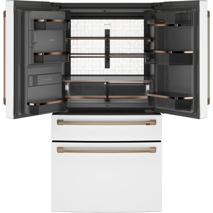 Cafe 36" 4-Door French-Door Smart Refrigerator, CVE28DP4NW2