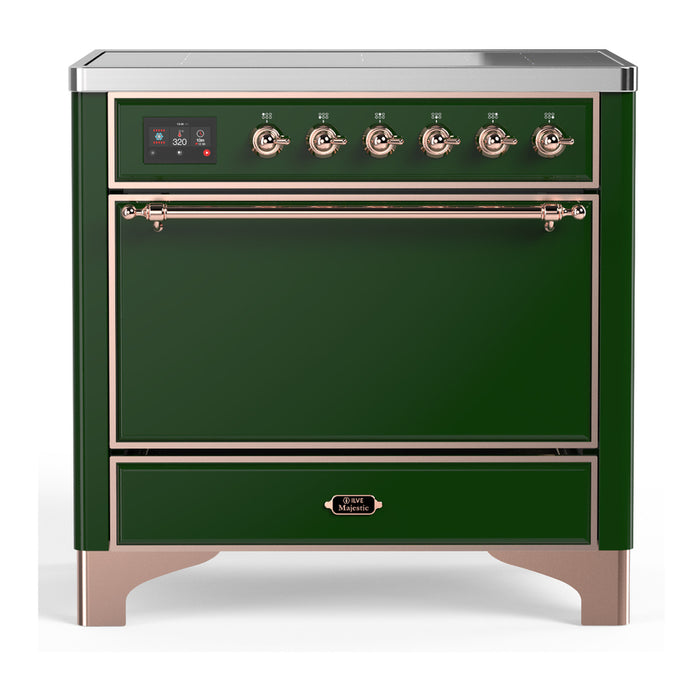 ILVE 36"Majestic III Induction Range, UMIB36QNR3 — UMIB36QNR3AWB