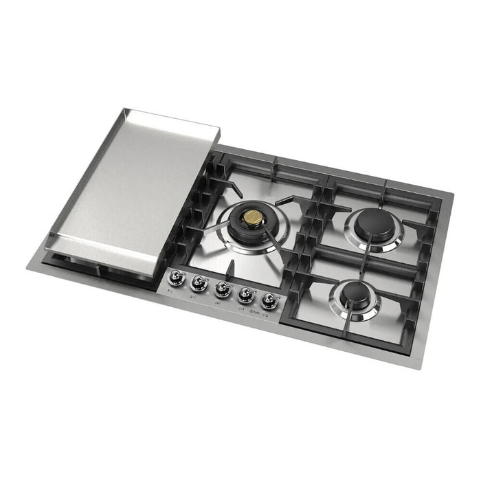 ILVE Nostalgie II 36" Built-In Gas Cooktop UHCPT95FNSSC
