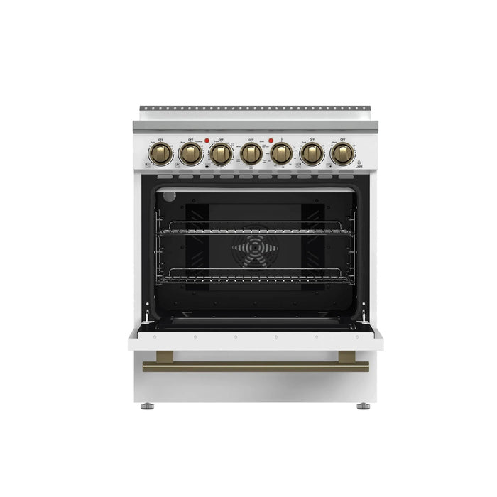 FORNO Paolo 30" Electric Range FFSEL6011-30WHT