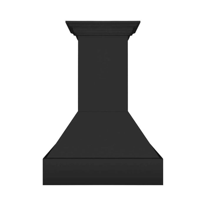 ZLINE Wooden Wall Mount Range Hood in Rustic Black Finish 355CC-30