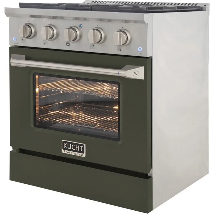 KUCHT 30" Freestanding Gas Range, KNG301-ON