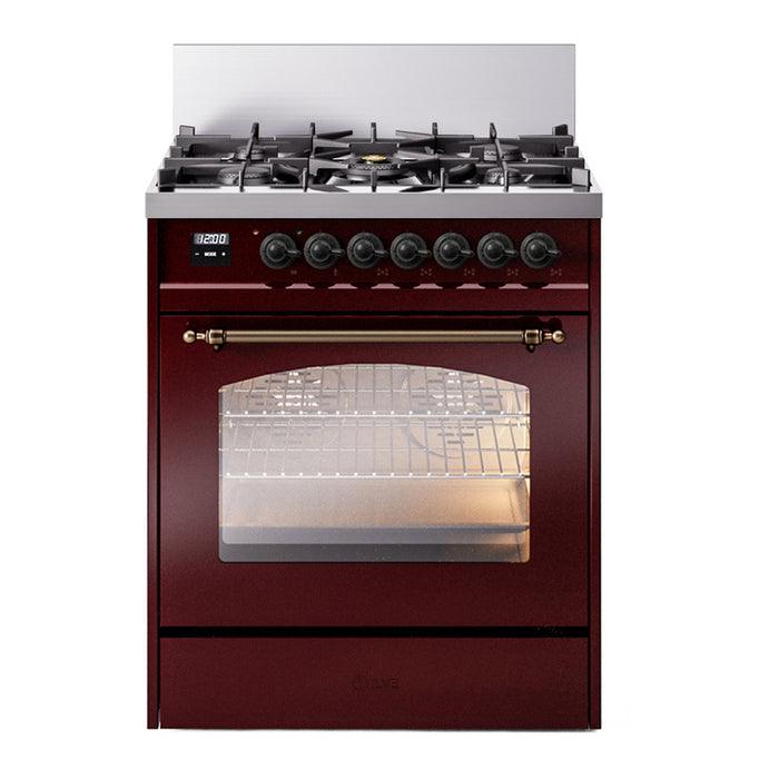 ILVE Nostalgie II 30" Dual Fuel Range, UP30NMP