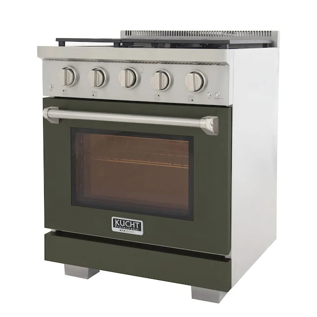 Kucht 30"  Professional Natural Gas Range, 4 Burners, KFX300-G