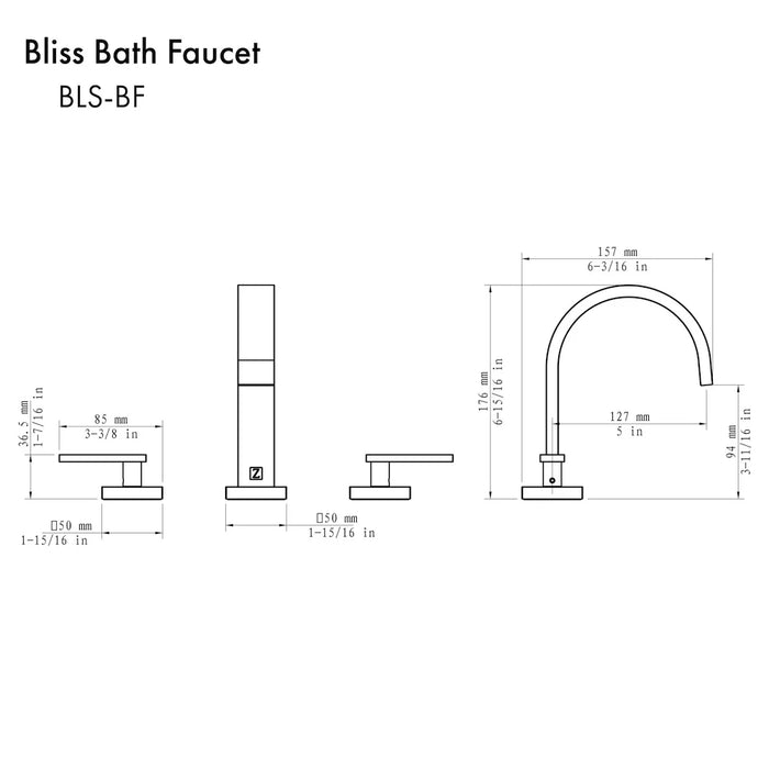 ZLINE Bliss Bath Faucet , BLS-BF-CB