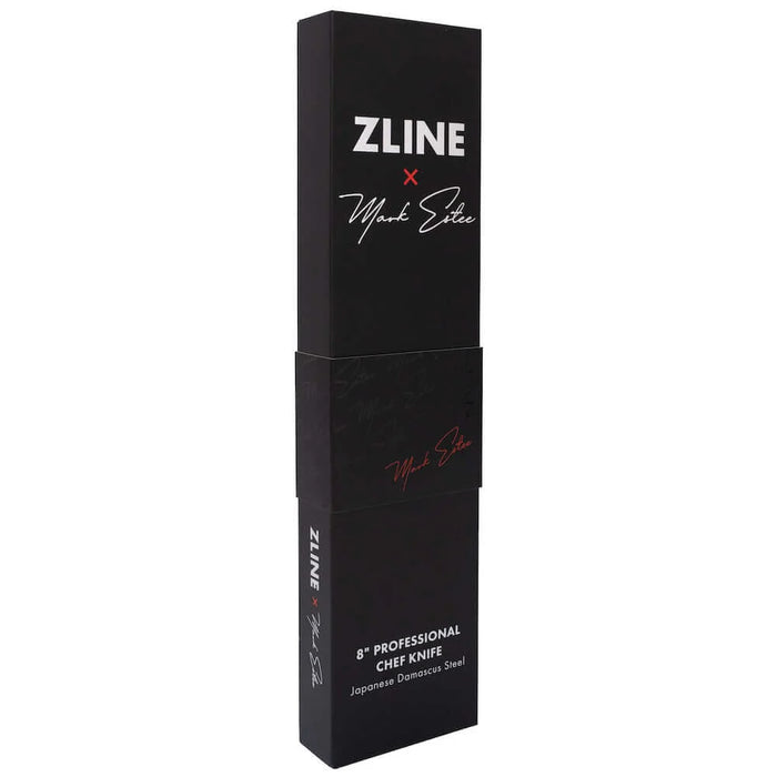ZLINE Mark Estee 8" Professional Japanese Damascus Steel Chef Knife KCKT-ME-JD