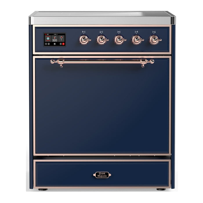 ILVE 30"Majestic III Induction Range, UMIB30QNR3 — UMIB30QNR3AWB