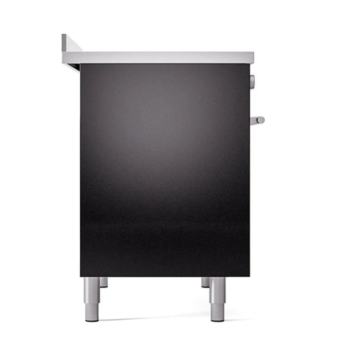 ILVE 40"Professional Plus Induction Range, Glossy Black UPDI406QMPBK