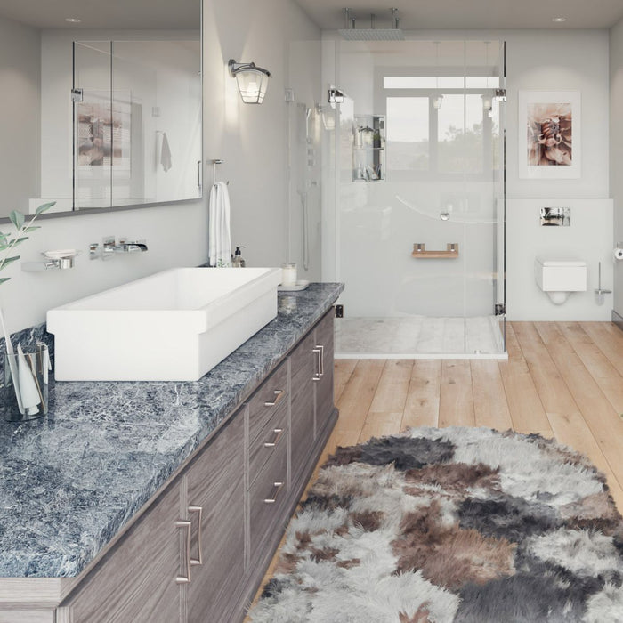 ALFI brand 36" White Above Mount Fireclay Bath Trough Sink AB36TR