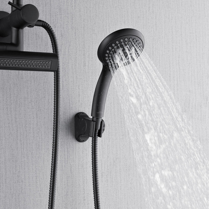 Forno Acqua AcquaFALL Mini Shower Head, Overhead Rainfall Shower SMW2BK-C8