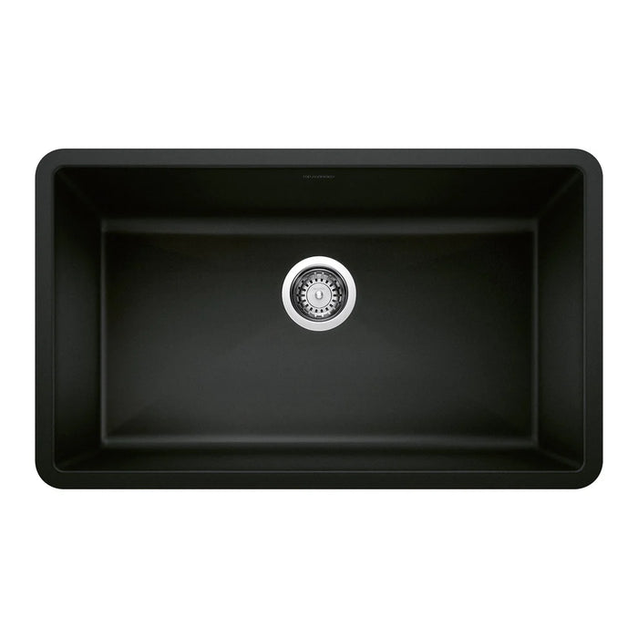 BLANCO Precis SILGRANIT 32" Super Single Undermount Kitchen Sink