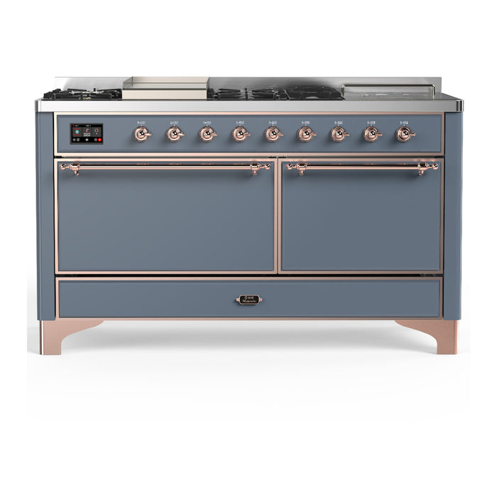 ILVE Majestic III 60" Dual Fuel Range, UM60FSQNR3BG