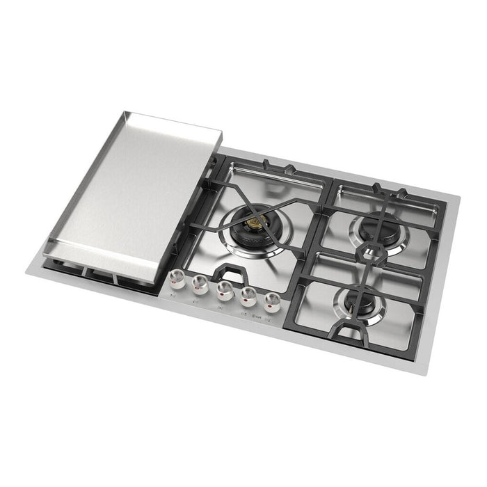 ILVE Panoramagic 36" Built-In Gas Cooktop UHCPMT95FSS