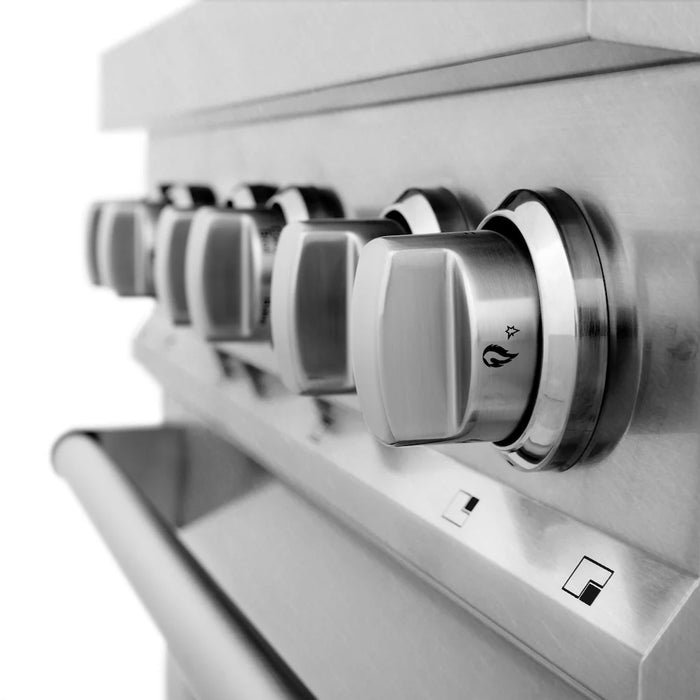 ZLINE 30" Bundled Stainless DualRange RangeHood Dishwasher 3KP-RASRH30-DW