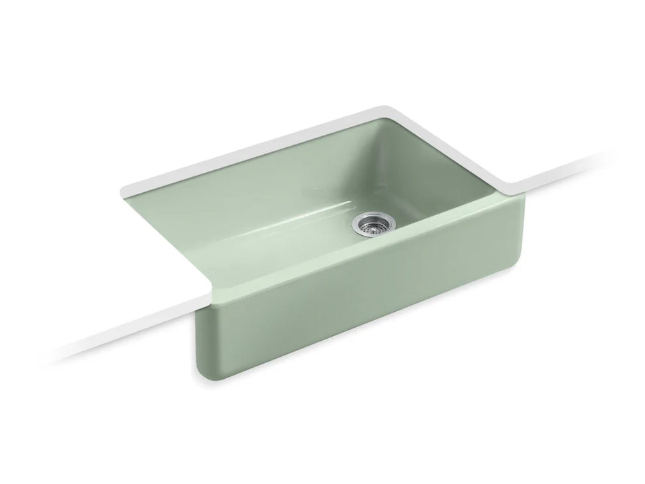 KOHLER Whitehaven 35-3/4" undermount single-bowl farmhouse kitchen sink K-6489