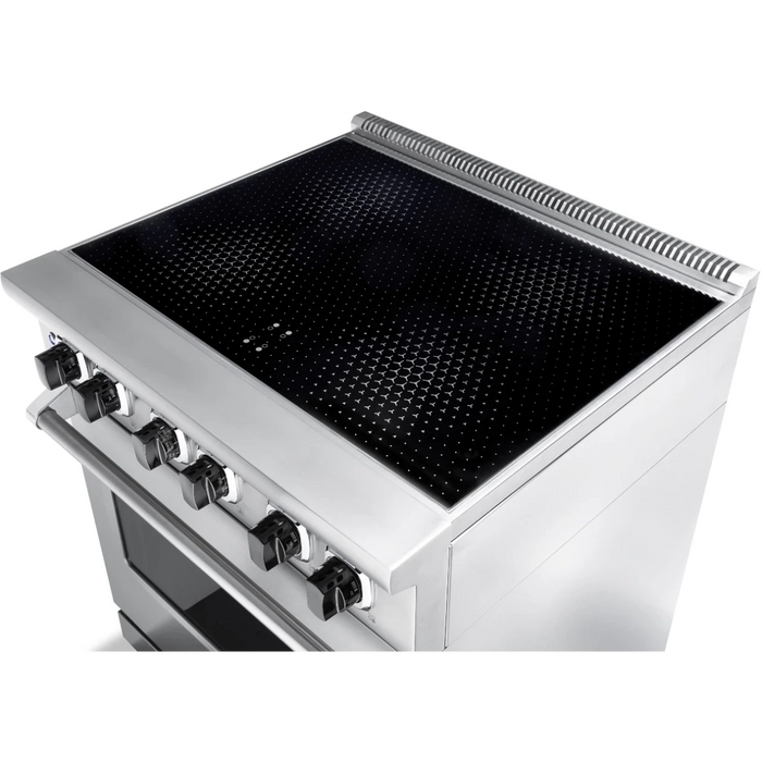 Viking® 5 Series 30" Stainless Steel Pro Style Induction Range VIR53024BSS