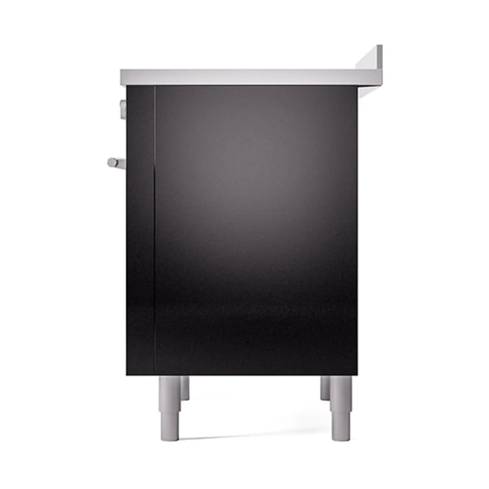 ILVE 36"Professional Plus Freestanding Induction Range Glossy Black UPI366QMPBK