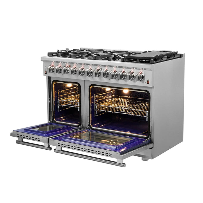 FORNO Massimo 48" Dual Fuel Range FFSGS6125-48