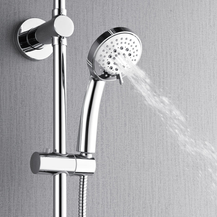 Forno Acqua AcquaSPA Retrofit Shower, Overhead Rainfall Shower, Handheld Shower Head SC31CP-C2