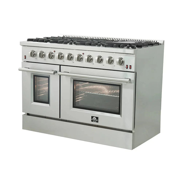 FORNO Appliance Package - 48" Gas Range and 60" Refrigerator FBDL-005-01CAUS