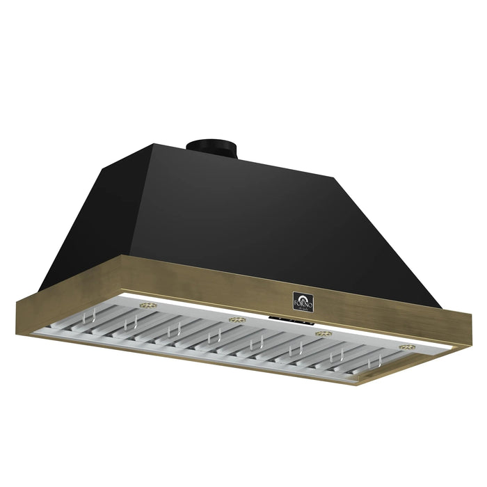 FORNO Vittorio 48" Wall Mount Range Hood FRHWM5078-48BLK