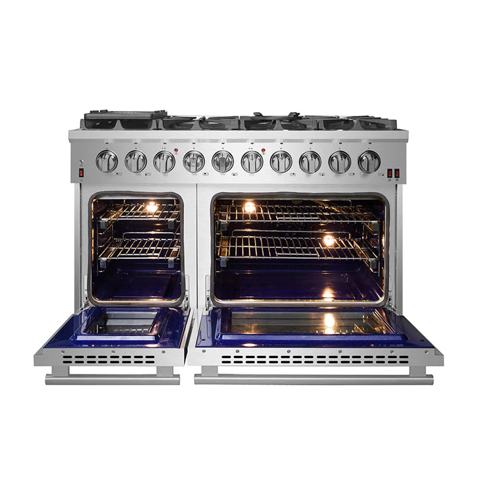 FORNO Massimo 48″ Gas on Gas Range FFSGS6239-48