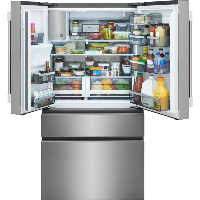Frigidaire 36" Counter Depth 4 Door French Door Refrigerator PRMC2290BF