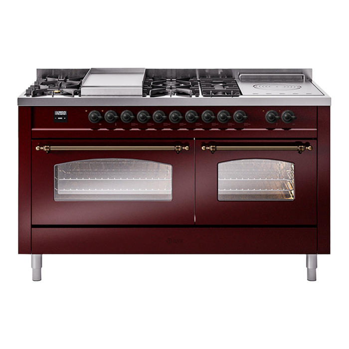ILVE Nostalgie II 60" Dual Fuel UP60FSNMP