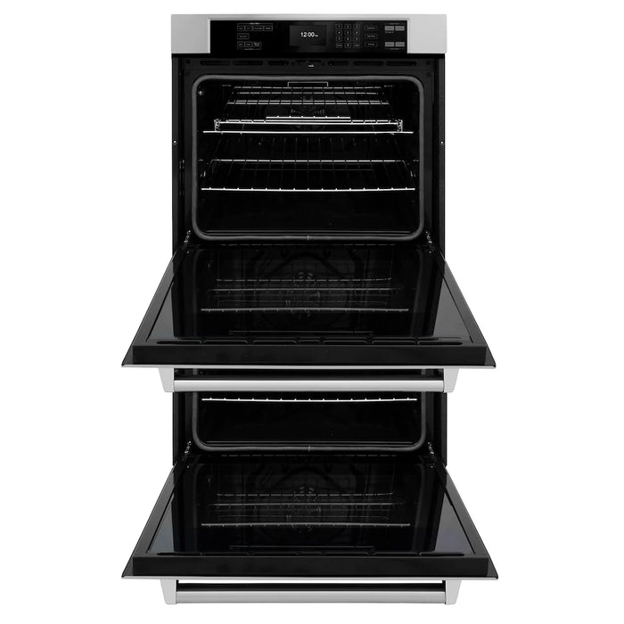 ZLINE 30"Professional True Convection Double Wall Oven, Air Fry, Self Clean, Stainless Steel WAD-30