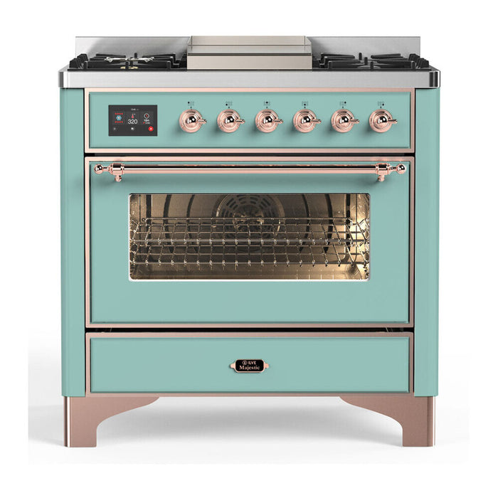 ILVE Majestic III 36" Dual Fuel Range UM36FNR3MM