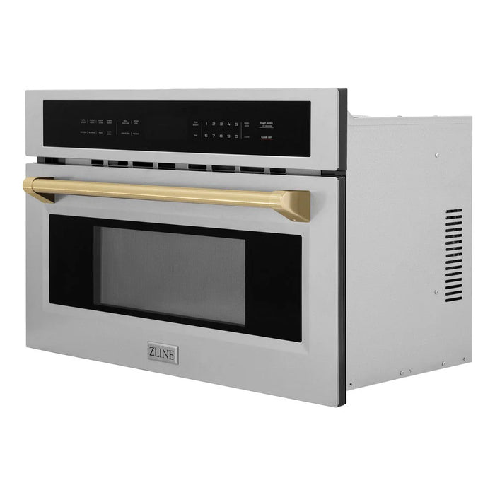 ZLINE 30” Convection Microwave, Stainless Steel, Bronze MWOZ-30-CB