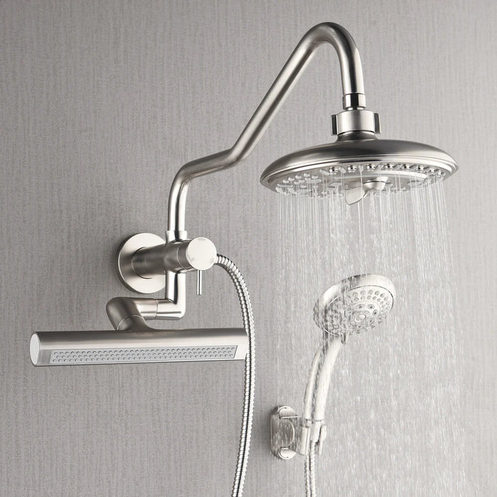 Forno Acqua AcquaFALL Mini Shower Head, Overhead Rainfall Shower SMW2BN-C2
