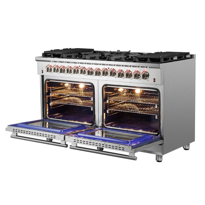 FORNO Massimo 60" Dual Fuel Range FFSGS6125-60